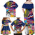 Hawaii Great Aloha Run 40th Anniversary Family Matching Off Shoulder Maxi Dress and Hawaiian Shirt Hibiscus and Kakau Pattern LT03 - Polynesian Pride