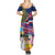 Hawaii Great Aloha Run 40th Anniversary Summer Maxi Dress Hibiscus and Kakau Pattern LT03 - Polynesian Pride