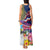 Hawaii Great Aloha Run 40th Anniversary Tank Maxi Dress Hibiscus and Kakau Pattern LT03 - Polynesian Pride