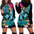 Hawaii Hoodie Dress Whale Mix Hibiscus and Kanaka Maoli LT03 - Polynesian Pride