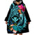 Hawaii Wearable Blanket Hoodie Whale Mix Hibiscus and Kanaka Maoli LT03 - Polynesian Pride