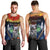 Australia and New Zealand ANZAC Day Men Tank Top Tui Bird and Koala mix Maori and Aboriginal Pattern