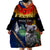 Australia and New Zealand ANZAC Day Wearable Blanket Hoodie Tui Bird and Koala mix Maori and Aboriginal Pattern