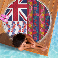 Hawaiian Lei Beach Blanket National Flag Striped Style LT03 - Polynesian Pride