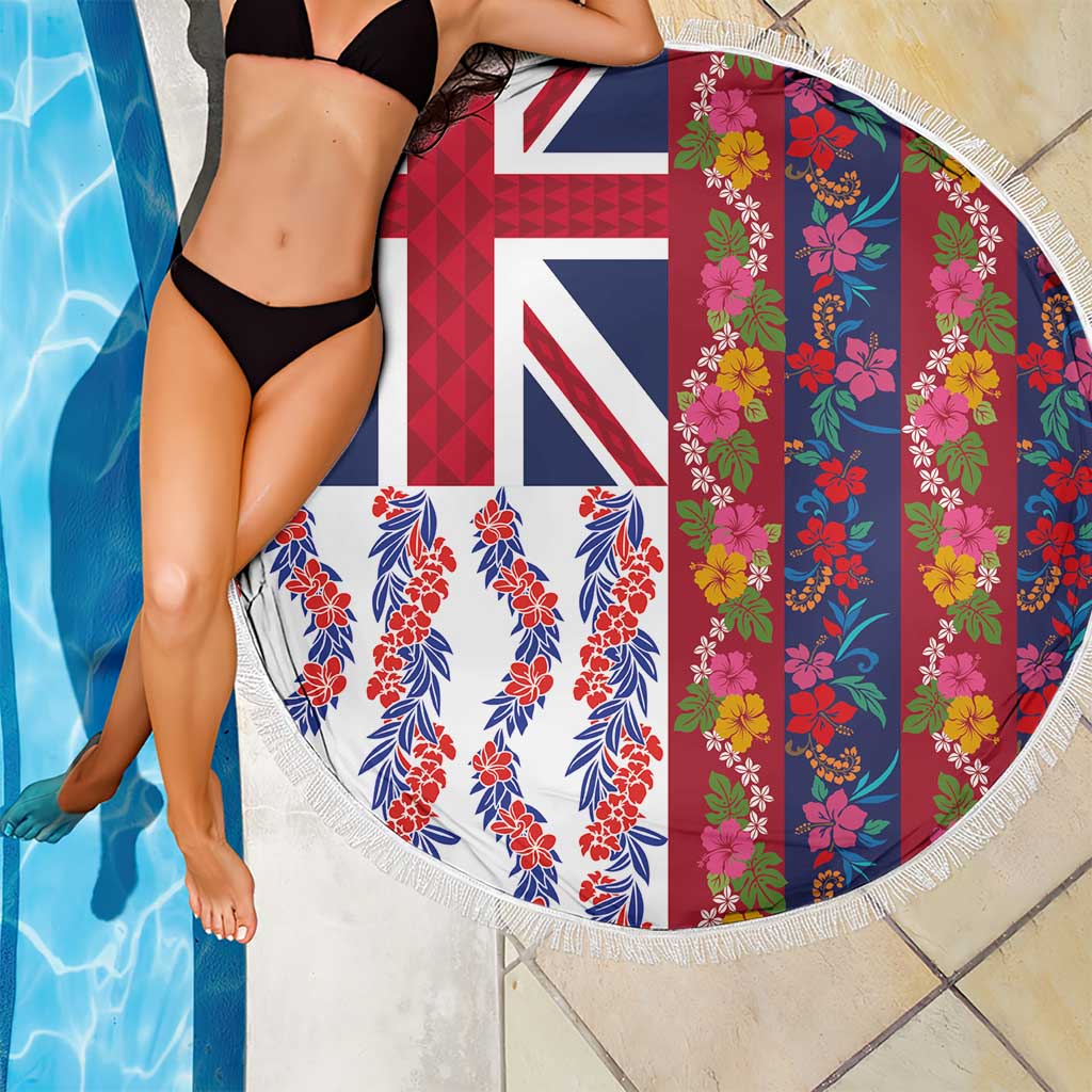 Hawaiian Lei Beach Blanket National Flag Striped Style LT03 - Polynesian Pride