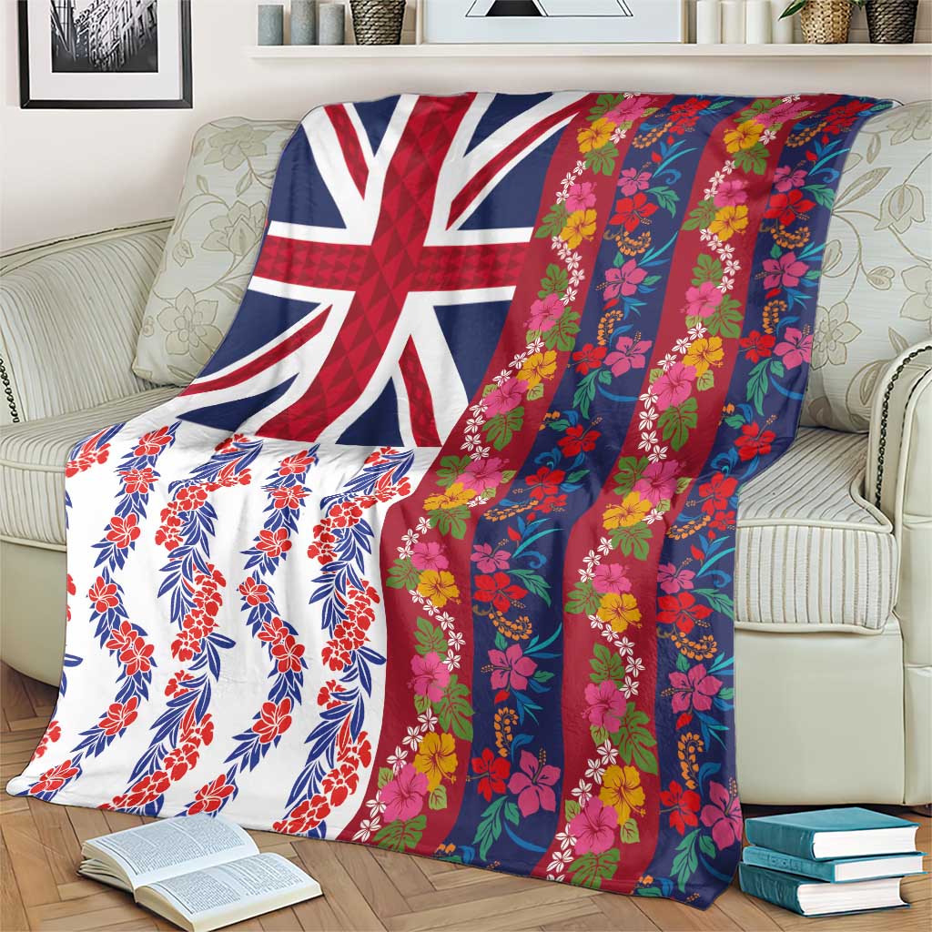 Hawaiian Lei Blanket National Flag Striped Style LT03 - Polynesian Pride