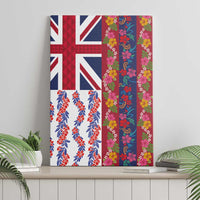 Hawaiian Lei Canvas Wall Art National Flag Striped Style LT03 - Polynesian Pride