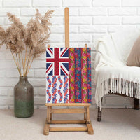 Hawaiian Lei Canvas Wall Art National Flag Striped Style LT03 - Polynesian Pride