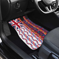 Hawaiian Lei Car Mats National Flag Striped Style LT03 - Polynesian Pride