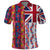 Hawaiian Lei Polo Shirt National Flag Striped Style