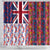 Hawaiian Lei Shower Curtain National Flag Striped Style