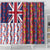 Hawaiian Lei Shower Curtain National Flag Striped Style