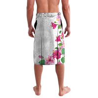 Hawaiian Hibiscus and Art Polynesian Tattoo Lavalava White Color LT03 - Polynesian Pride