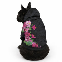 Hawaiian Hibiscus and Art Polynesian Tattoo Pet Hoodie LT03 - Polynesian Pride