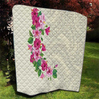 Hawaiian Hibiscus and Art Polynesian Tattoo Quilt Beige Color LT03 - Polynesian Pride