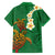 Hawaii Turtle Plumeria Flower Hawaiian Shirt Polynesian Pattern Green Color