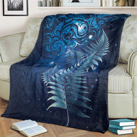 Matariki New Zealand Maori Silver Fern Blanket Galaxy Blue Sky Style LT03 - Polynesian Pride