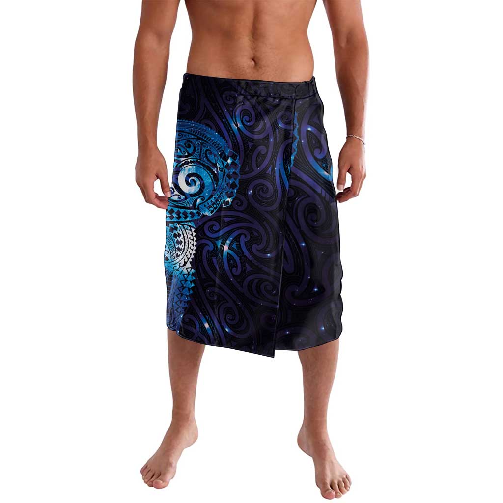 Matariki New Zealand Maori Koru Art Tattoo Lavalava New Year Galaxy Blue Sky Style LT03 Blue - Polynesian Pride