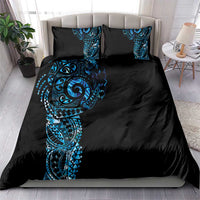 New Zealand Maori Koru Art Traditional Tattoo Bedding Set Paua Shell LT03 - Polynesian Pride