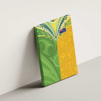 Cook Islands Language Week Canvas Wall Art Tatau Pattern and Rarotongan Alphabet LT03 - Polynesian Pride