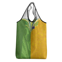 Cook Islands Language Week Grocery Bag Tatau Pattern and Rarotongan Alphabet LT03 - Polynesian Pride