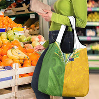 Cook Islands Language Week Grocery Bag Tatau Pattern and Rarotongan Alphabet LT03 - Polynesian Pride