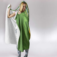 Cook Islands Language Week Hooded Blanket Tatau Pattern and Rarotongan Alphabet LT03 - Polynesian Pride