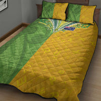 Cook Islands Language Week Quilt Bed Set Tatau Pattern and Rarotongan Alphabet LT03 - Polynesian Pride