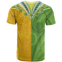 Cook Islands Language Week T Shirt Tatau Pattern and Rarotongan Alphabet LT03 - Polynesian Pride