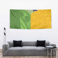 Cook Islands Language Week Tapestry Tatau Pattern and Rarotongan Alphabet LT03 - Polynesian Pride