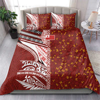 Tonga Language Week Bedding Set Ngatu Pattern and Tongan Alphabet LT03 - Polynesian Pride