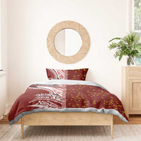 Tonga Language Week Bedding Set Ngatu Pattern and Tongan Alphabet LT03 - Polynesian Pride