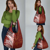 Tonga Language Week Grocery Bag Ngatu Pattern and Tongan Alphabet LT03 - Polynesian Pride