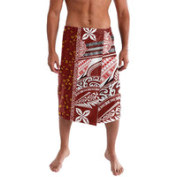Tonga Language Week Lavalava Ngatu Pattern and Tongan Alphabet LT03 Red - Polynesian Pride
