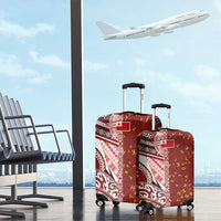 Tonga Language Week Luggage Cover Ngatu Pattern and Tongan Alphabet LT03 - Polynesian Pride
