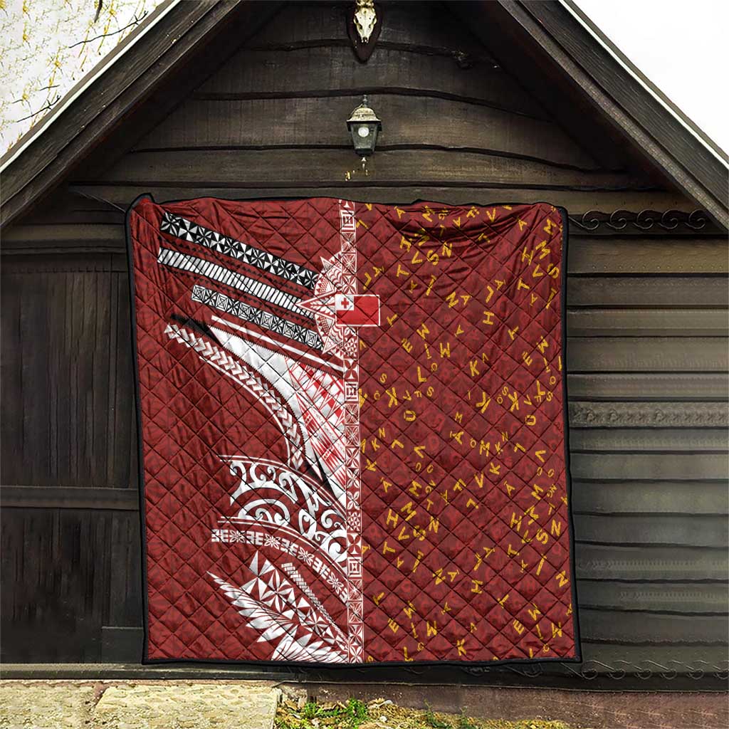 Tonga Language Week Quilt Ngatu Pattern and Tongan Alphabet LT03 - Polynesian Pride