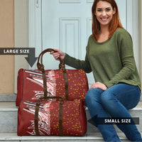 Tonga Language Week Travel Bag Ngatu Pattern and Tongan Alphabet LT03 - Polynesian Pride