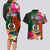 Penama Day Couples Matching Long Sleeve Bodycon Dress and Hawaiian Shirt Proud To Be A Ni-Van Beauty Pacific Flower LT03 - Polynesian Pride