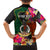 Personalised Penama Day Family Matching Off Shoulder Long Sleeve Dress and Hawaiian Shirt Proud To Be A Ni-Van Beauty Pacific Flower LT03 - Polynesian Pride