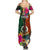 Personalised Penama Day Summer Maxi Dress Proud To Be A Ni-Van Beauty Pacific Flower LT03 - Polynesian Pride