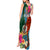 Sanma Day Tank Maxi Dress Proud To Be A Ni-Van Beauty Pacific Flower LT03 - Polynesian Pride