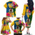 Malampa Day Family Matching Off Shoulder Long Sleeve Dress and Hawaiian Shirt Proud To Be A Ni-Van Beauty Pacific Flower LT03 - Polynesian Pride