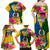 Malampa Day Family Matching Off Shoulder Maxi Dress and Hawaiian Shirt Proud To Be A Ni-Van Beauty Pacific Flower LT03 - Polynesian Pride