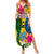 Malampa Day Summer Maxi Dress Proud To Be A Ni-Van Beauty Pacific Flower LT03 Women Yellow - Polynesian Pride