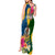 Malampa Day Tank Maxi Dress Proud To Be A Ni-Van Beauty Pacific Flower LT03 - Polynesian Pride