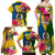 Personalised Malampa Day Family Matching Off Shoulder Long Sleeve Dress and Hawaiian Shirt Proud To Be A Ni-Van Beauty Pacific Flower LT03 - Polynesian Pride