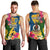 Personalised Malampa Day Men Tank Top Proud To Be A Ni-Van Beauty Pacific Flower LT03 - Polynesian Pride