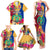 Torba Day Family Matching Tank Maxi Dress and Hawaiian Shirt Proud To Be A Ni-Van Beauty Pacific Flower LT03 Yellow - Polynesian Pride