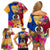 Personalised Torba Day Family Matching Off Shoulder Short Dress and Hawaiian Shirt Proud To Be A Ni-Van Beauty Pacific Flower LT03 - Polynesian Pride