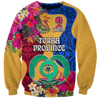 Personalised Torba Day Sweatshirt Proud To Be A Ni-Van Beauty Pacific Flower LT03 Unisex Yellow - Polynesian Pride